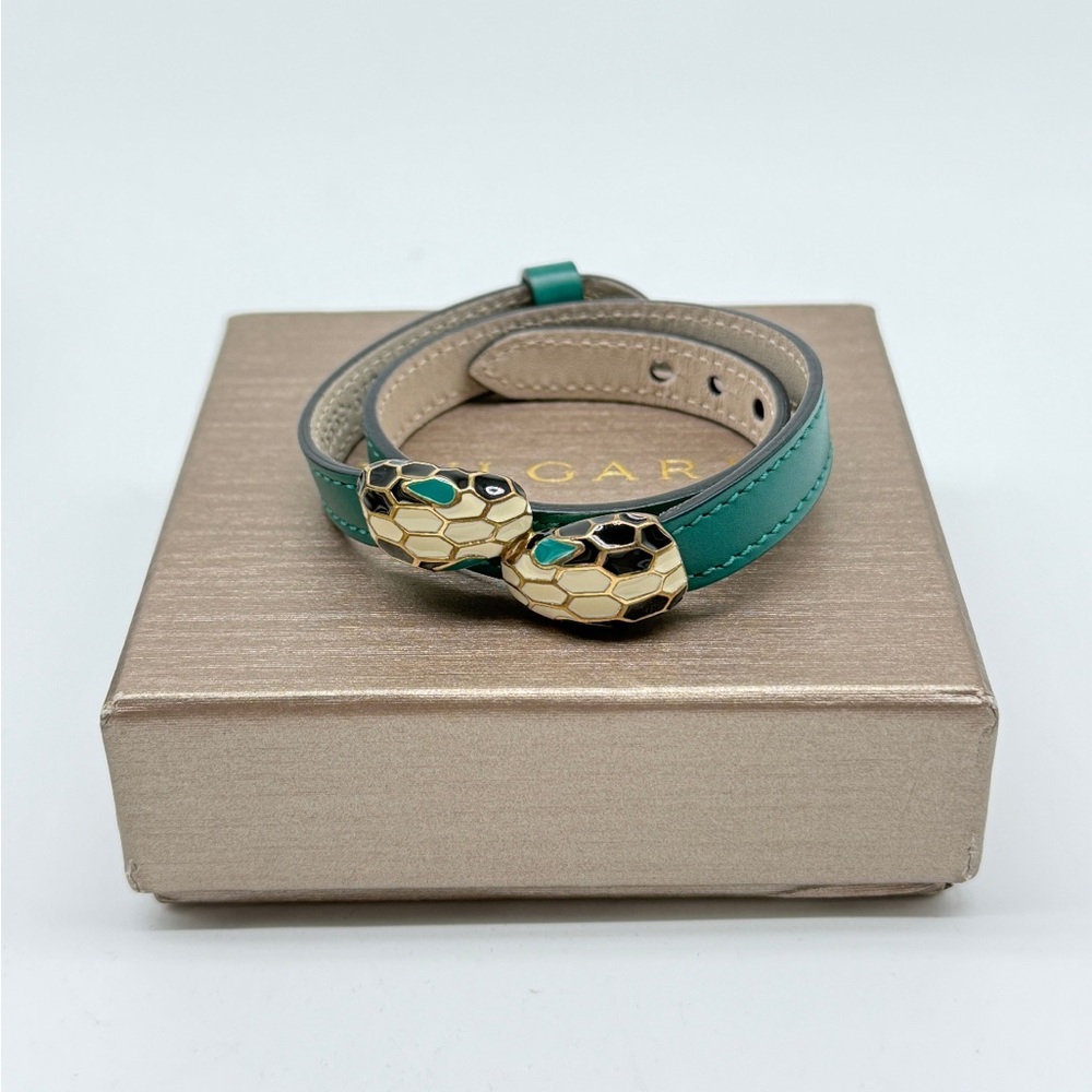Bvlgari Serpenti Forever Double Coil Wrap Bracelet